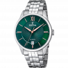 Festina watch f20425/7 green steel strap, men