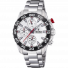 Festina junior collection watch f20457/1 white steel strap, children's.