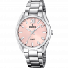 Festina watch f20622/2 alegría collection, pink steel strap, women's.