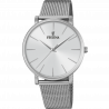 Festina boyfriend collection watch f20475/1 white steel strap, women's