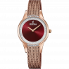 Festina watch mademoiselle f20496/1 red steel strap, woman