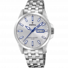 Festina classics watch f20357/1 silver steel strap, men