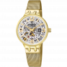 Festina automatic skeleton watch f20580/1 with steel strap, women's.