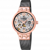 Festina automatic skeleton watch f20581/3 with steel strap, women's.