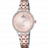 Festina mademoiselle watch f20626/2 pink steel strap, women's.