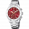 Festina watch f20603/2 bordeaux steel strap, woman