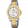 Festina watch f20504/2 cream steel strap, women