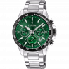 Festina watch f20560/4 green steel strap, men