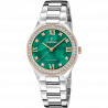 Festina solar energy f20658/3 green stainless steel 316l, women's watch