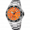 Festina men's orange stainless steel watch bracelet f20663/4