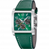 Festina watch f20653/2 green leather strap, men