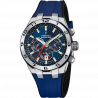 Men's festina chrono bike blue watch with rubber strap f20671/1