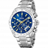 Festina men's blue timeless chronograph stainless steel watch bracelet f20668/2