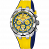 Men's festina chrono bike yellow watch with rubber strap f20671/4