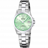 Festina swiss made women's green stainless steel watch bracelet f20049/2